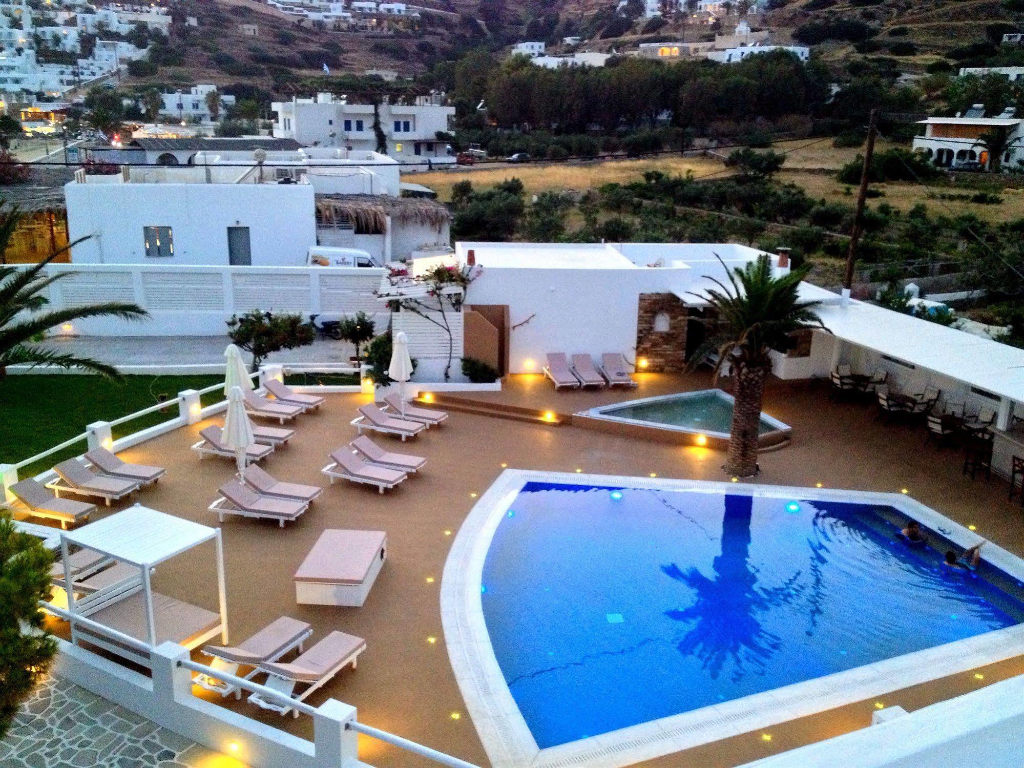 Hotel Aegeon Mylopotas Exterior foto